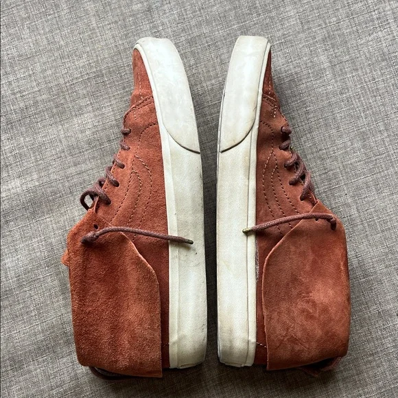 Van's Leather Chukka Style Skate Shoes M8.5 W10 - Picture 7 of 9